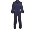 Protective Coverall, XL, Cotton / Polyester, Blue